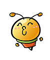 Cute little bee free smiley emoticons