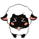 Super cute sheep funny animated emoticons