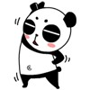 Act cute  panda face images