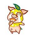 The leaves pig emoji emoticons symbols meaning