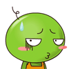 Green peas emoticons for im