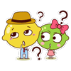Lemon couples free animated emoticons