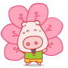 Happy pigs funny animated emoticons