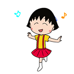 Chi-bi Maruko animated emoticons downloads