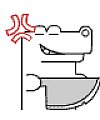 Funny crocodile animated emoticons