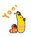 Lovely caterpillar emoticons pictures