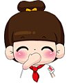 Play cute girl free animated emoticons