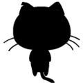 Play cute Black cat emoticons
