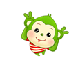 Cartoon monkey emoticons download