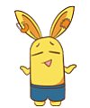 Juvenile delinquent rabbit asian emoticons download