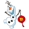 Frozen snowman animated emoticons emoji download