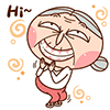 Crazy old woman gifs emoticons