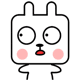lovely square rabbit gifs emoticons