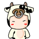 Cow Emoticon free download #.1