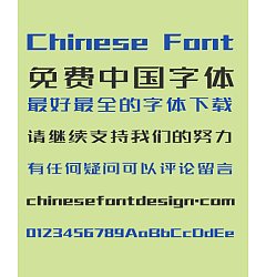 Permalink to Free commercial! ZhanKu Senior Boldface Font Revision 1.13-Simplified Chinese