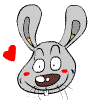 24 Dirty rabbit chat emoji gifs