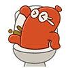 Delicious sausage emoji chat images are downloaded
