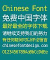 Bold Figure Zfull-GS Font-Simplified Chinese