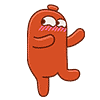 Delicious sausage emoji chat images are downloaded