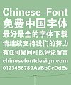 Refinement Super Boldface GBK Font-Simplified Chinese