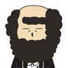 14 Funny bearded uncle & nutty professor emoji  free download