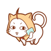24 Cute funny cat lady emoji animation gifs emoticons download