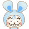 28 Lovely pudding rabbit emoji free download