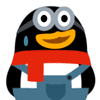8 Big eyes penguin QQ emoji gifs