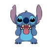 82 Stitch Funny chat emoji images are downloaded