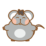 57 Super funny obese mice emoji gifs to download