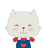 16 Lovely bread cat emoji gifs download