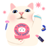 22 Lovely sweet cat emoji gifs to download
