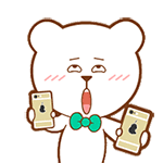 18  Interesting white bear emoji gifs