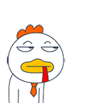 20 Lovely excited chicken emoji gifs