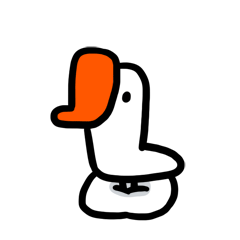 9 Lovely funny goose emoji gifs