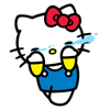 23 Super lovely Hello Kitty emoji gifs emoticons