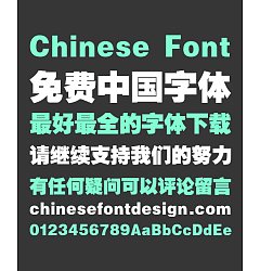 Permalink to Sharp Super Bold Figure(GBK) Chinese Font-Simplified Chinese Fonts