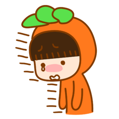 24 Funny carrots girl emoji gifs