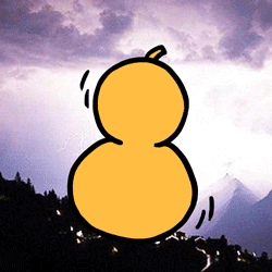 8 Funny calabash boy emoji gifs