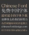 Angular Handsome Song Chinese Font -Simplified Chinese Fonts