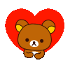 24 Cute cartoon bear emoji gifs