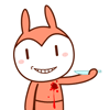 18 Bloody violence of rabbit emoji gifs