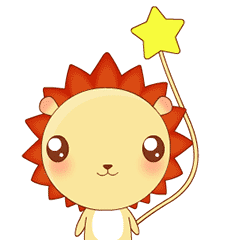16 Lovely stars lion emoji gifs