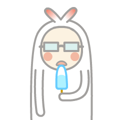 24 Cute rabbit puppet emoji gifs