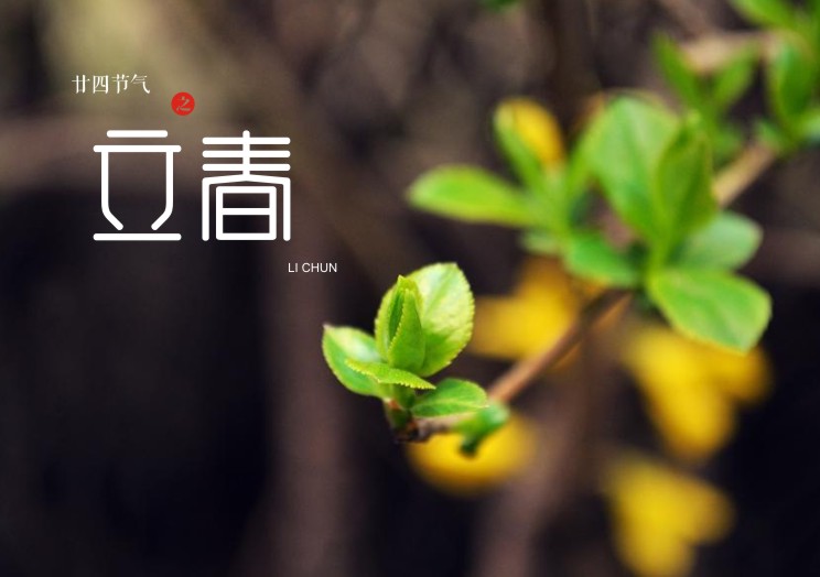 24 solar terms in traditional Chinese style font design