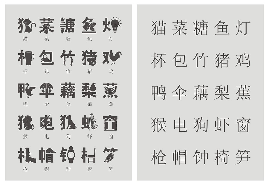 150+ huge number of Chinese font styling Case reference