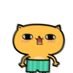 16 Interesting yellow cat emoji gifs