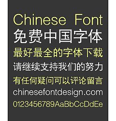 Permalink to Sharp (CloudZhongDengGBK)Middle Line Bold Figure Chinese Font-Simplified Chinese Fonts