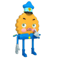 30 Super funny biscuit policemen emoji gifs