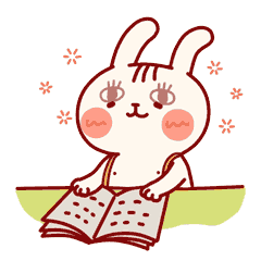 17 Happy cartoon rabbit emoji gifs download